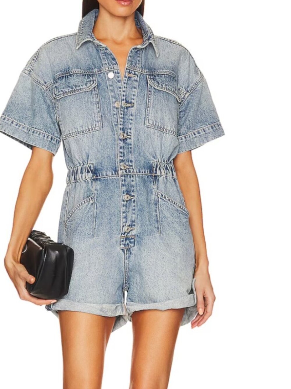 We The Free Marci Cuffed Shortalls